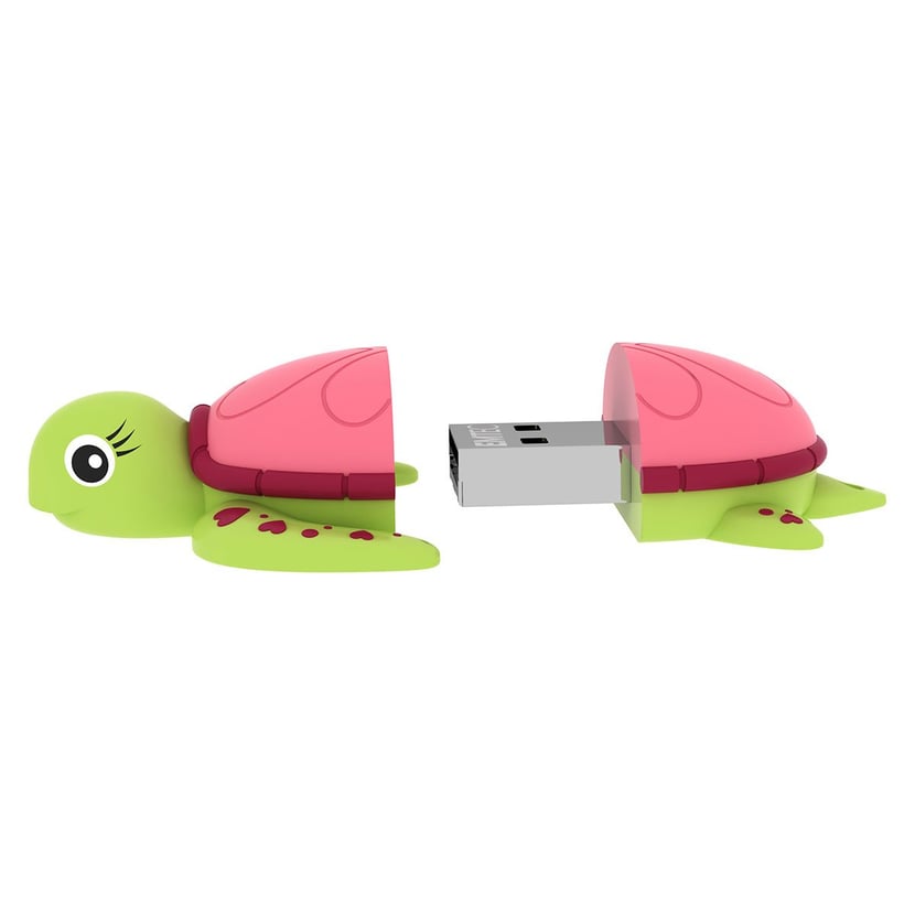 Clé USB 2.0 - 16 Go - Tortue - Collection Animalitos - Emtec