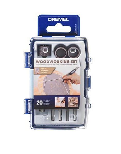 Dremel - Coffret d'accessoires travail du bois - Outils électriques -  L'Outillage
