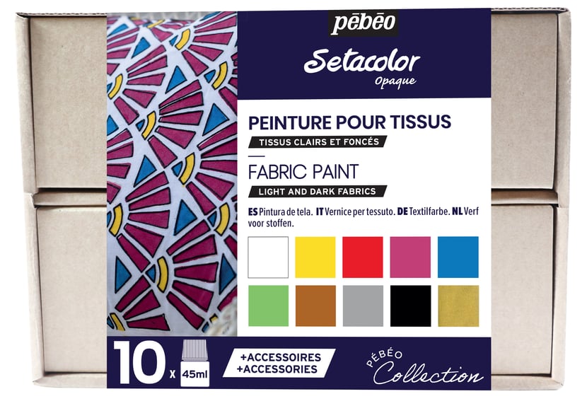 Peinture textile opaque Setacolor 45ml Pébéo chez Rougier & Plé