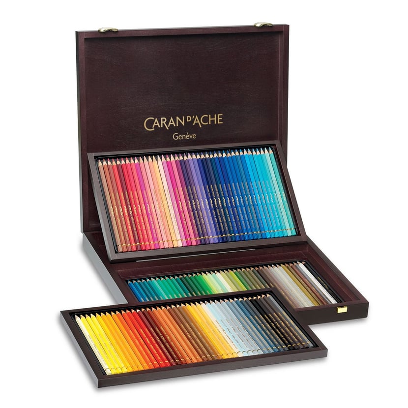 Coffret bois 120 crayons de couleurs PABLO® - Caran d'Ache - Coffrets  crayons de couleur - Crayons de Couleur Adultes - Crayons de Dessin et  Esquisse - Dessin - Pastel