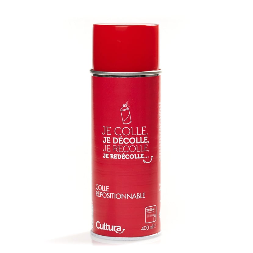 Colle repositionnable multi-supports en spray 250ml