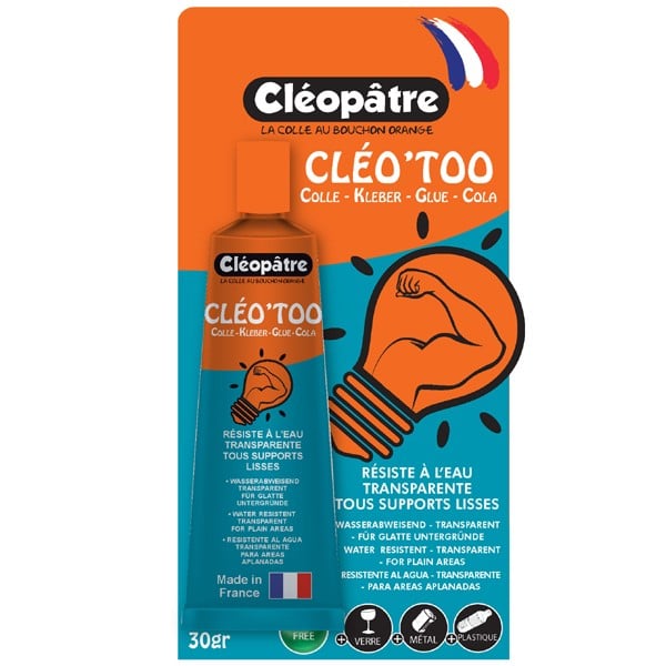 Colle Cleo'too Cléopâtre - Verre Métal Plastique - 30g