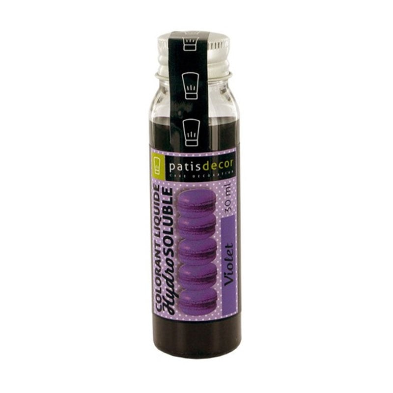 Colorant liquide - violet - 30ml - Patisdécor