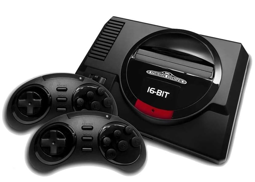 1 ou 2 consoles de jeux rétro avec 2 manettes, sans fil