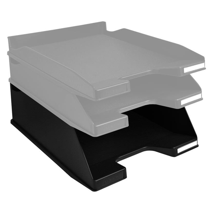 Corbeille à courrier Combo Maxi ECOBlack - noire - Aménagement de bureau