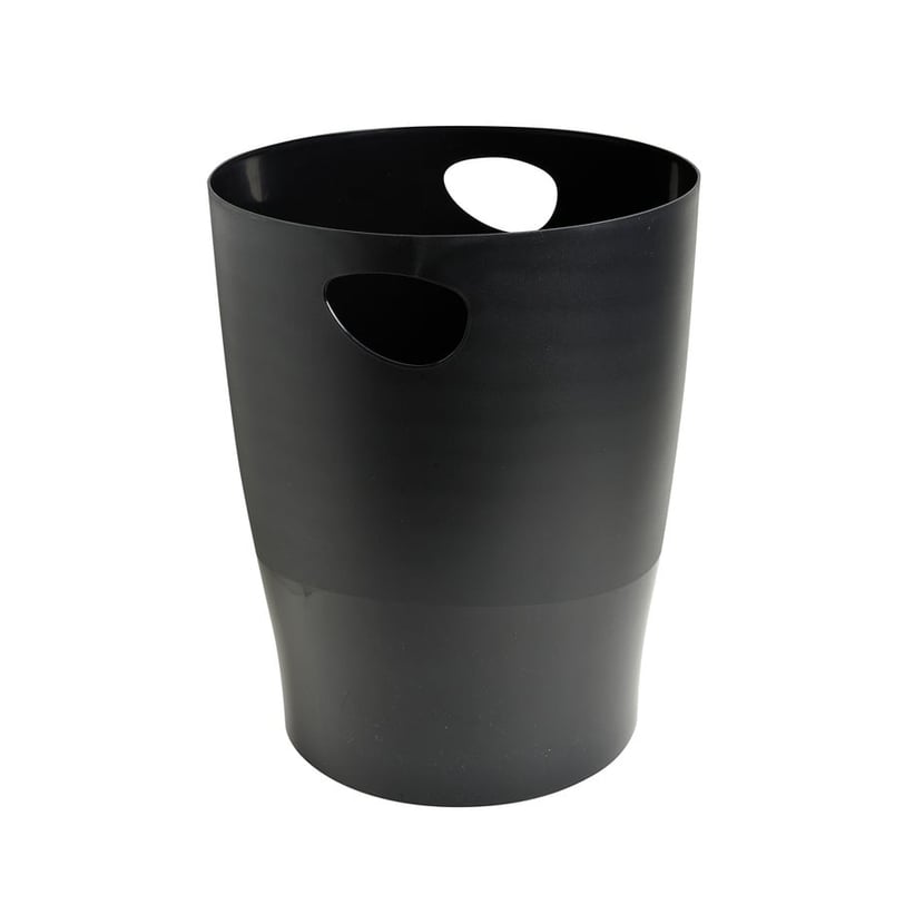 Corbeille à Papier Ecologic - Noir/anthracite Tri 26 litres EXACOMPTA