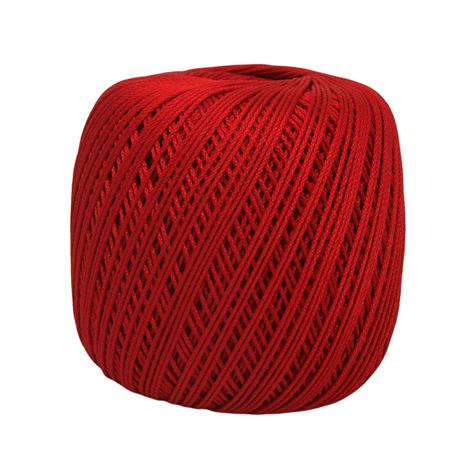 Coton Cablé n°5 - Rouge - 13 - Distrifil - Fil à crocheter