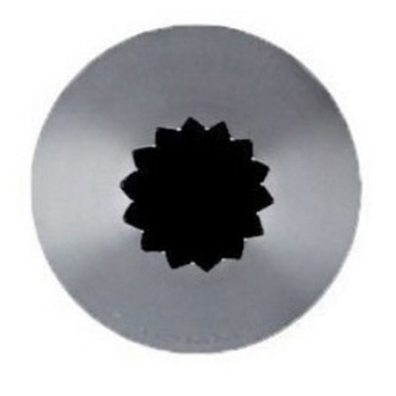 Douille Cannelée petits fours en inox - diamètre 14mm - de Buyer - Douilles  - Poches à Douilles - Décorations de gâteaux