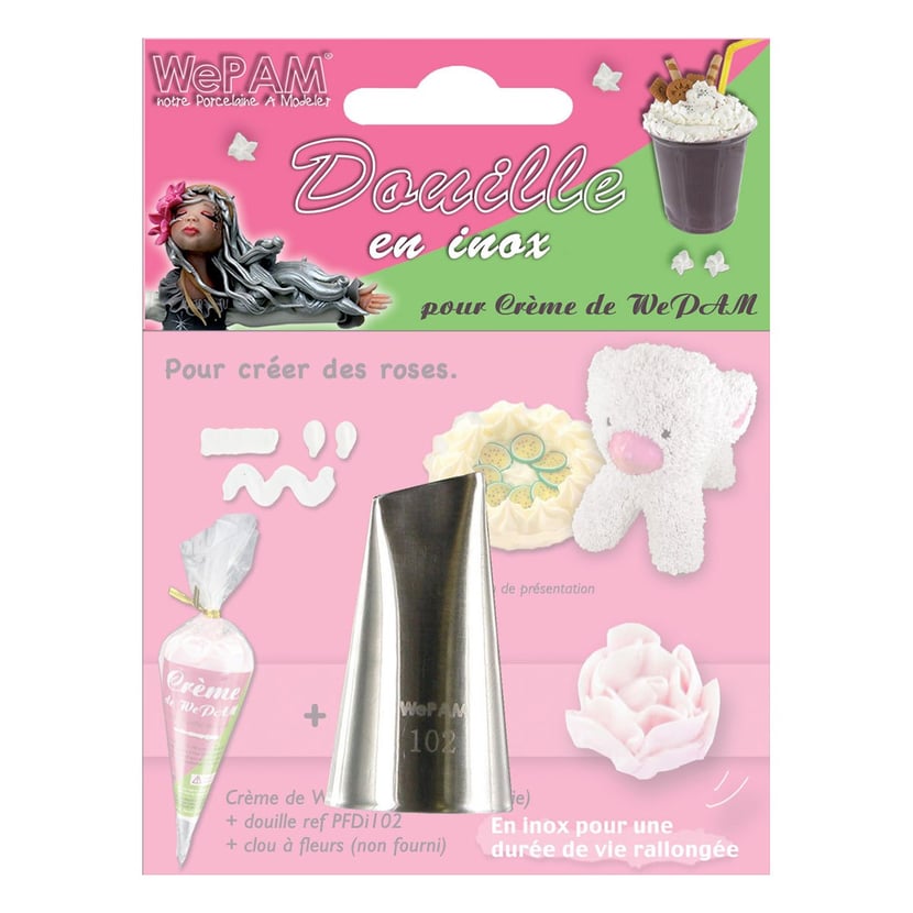 Douille à fleur inox n°5 - Douille patisserie