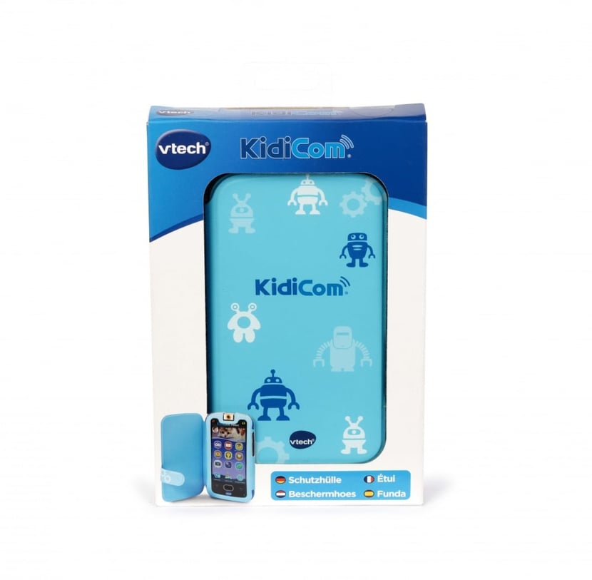 Etui de protection KidiCom Vtech - Bleu - Jeux Interactifs - Jeux éducatifs