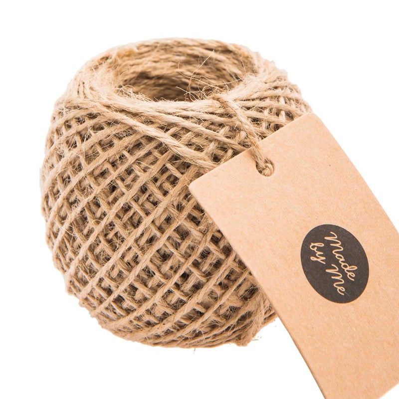 Ficelle de Jute 2 mm 50 mètres - nature - Rico design - Fil à crocheter -  Crochet