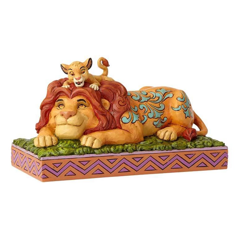 Figurine le roi lion simba & mufasa
