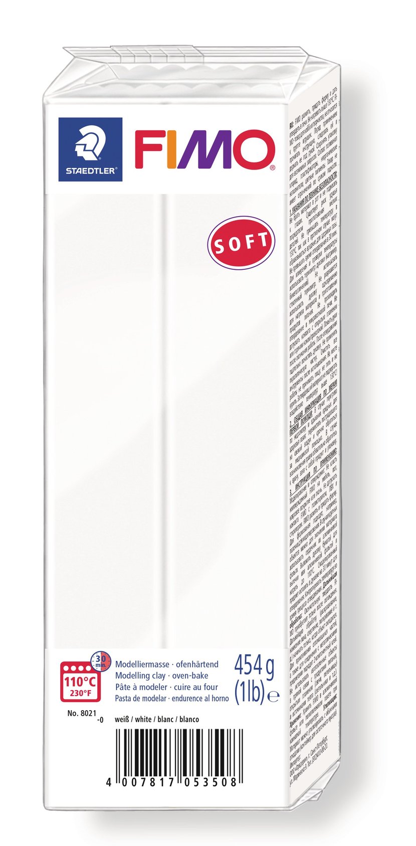 Pâte Fimo Soft 57gr Blanc (n°0) - Perles & Co