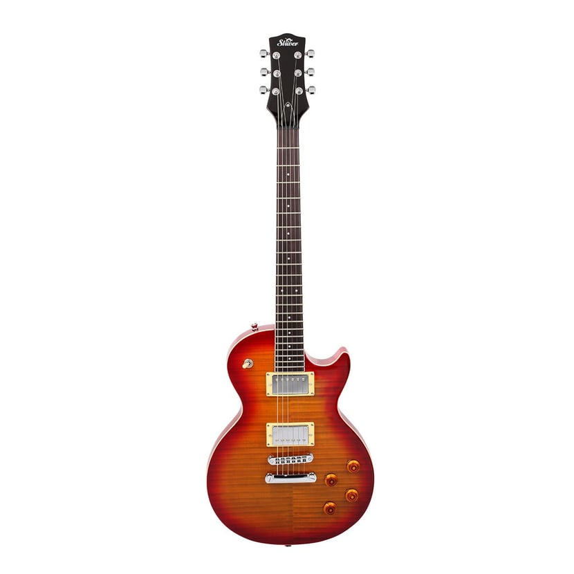 Shiver - GES 110 Flamme Orange - Guitare électrique - Toutes les guitares  électriques - Guitare électrique