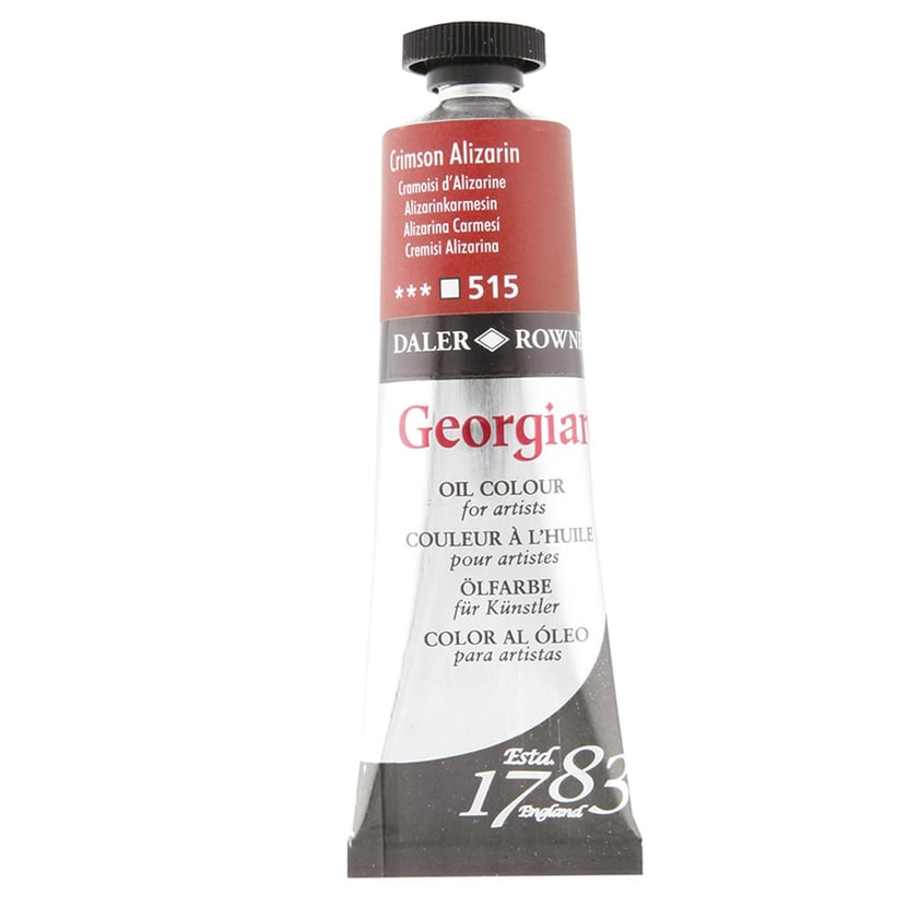 Peinture à l'huile 38ml alizarine cramoisie Huile Fine