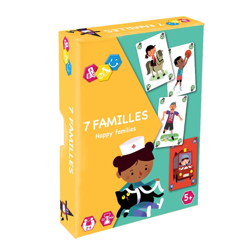 Jeu de cartes - 7 familles - Cultura by Djeco - Jeux de société