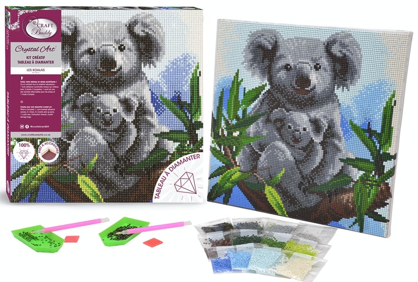 Kits De Broderie Diamant 5D - Hibou Bleu Sur La Branche