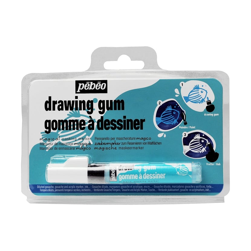 Drawing Gum Marker de Pébéo - Dessiner avec un feutre de masquage - be  creative by Schleiper