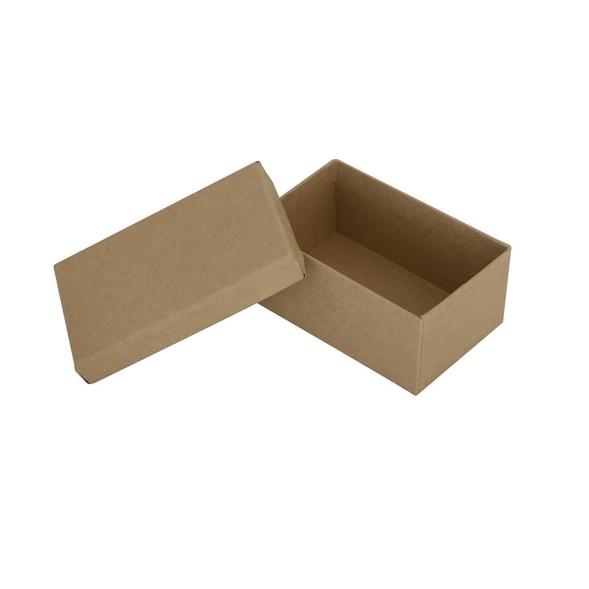 Mini boîte en carton rectangle 9x6x4cm - Créalia