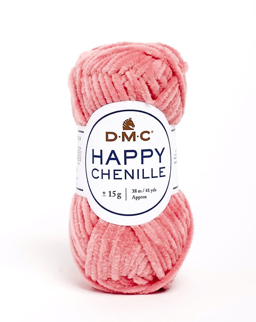Happy Chenille - Corail 13- Pelote de laine - DMC