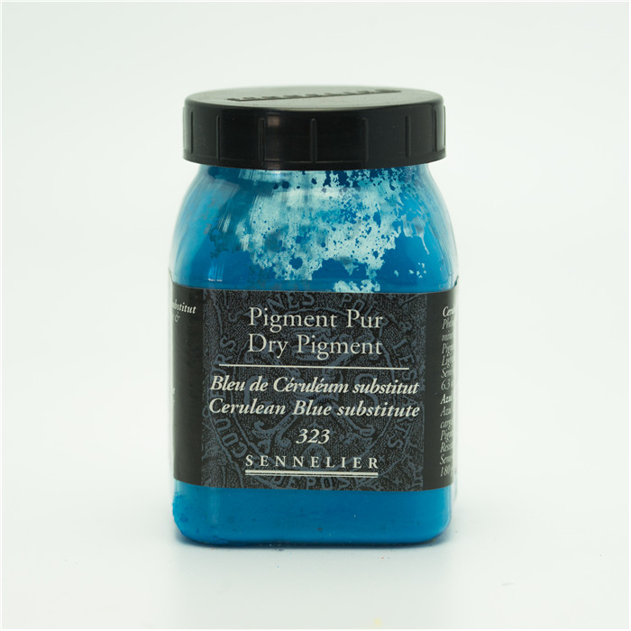 Pot de pigment bleu de céruléum substitut n°323 Pigments et liants — free download