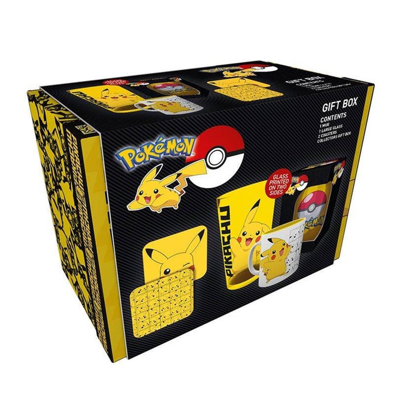Coffret cadeau Pikachu Pokemon - Tasses et gourdes jeux vidéo - Produits  dérivés jeux vidéo - Autour du jeu vidéo