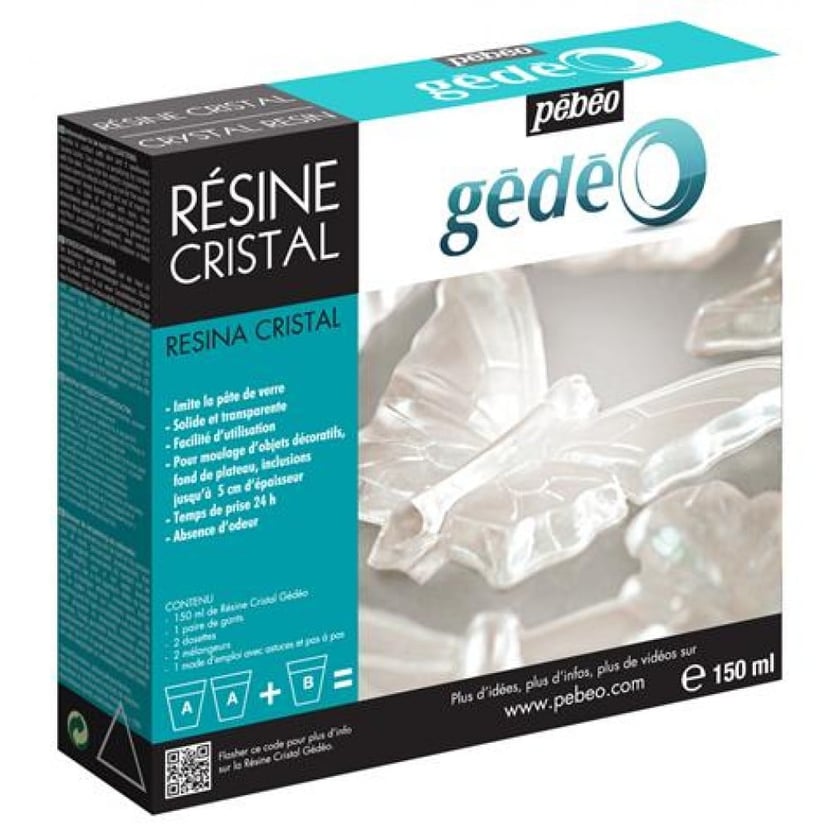 Résine Cristal Pébéo Gédéo - 150 ml - Matières à modeler et couler