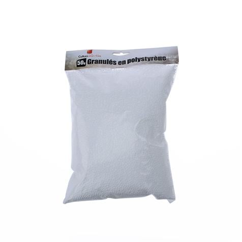 Billes polystyrène antistatiques 40 Litres Blanc - Self Tissus