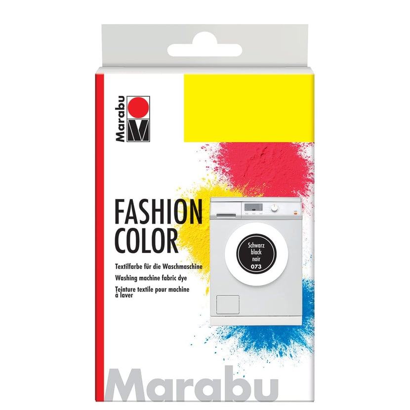 Couleur de teinture pour textile - Marabu Fashion Color noir