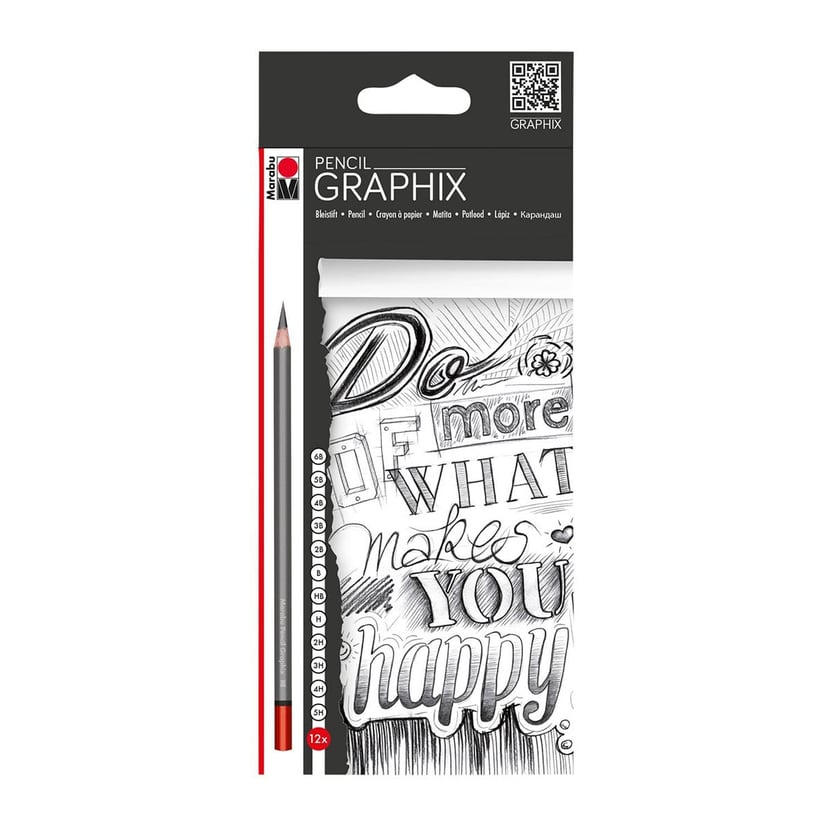 Set 12 crayons Graphite Graphix - Sets et Coffrets de Feutres Arts ...