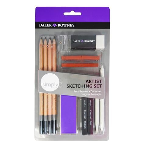 Set d'esquisse Simply - Crayons esquisse - Crayons de Dessin et
