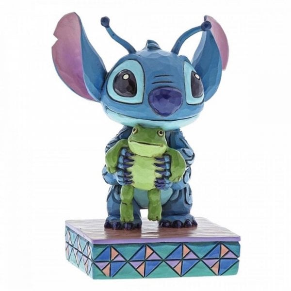 Figurine - Stitch avec fleurs - Lilo et Stitch Window Box (Disney) - 7 cm -  Objets à collectionner Cinéma et Séries