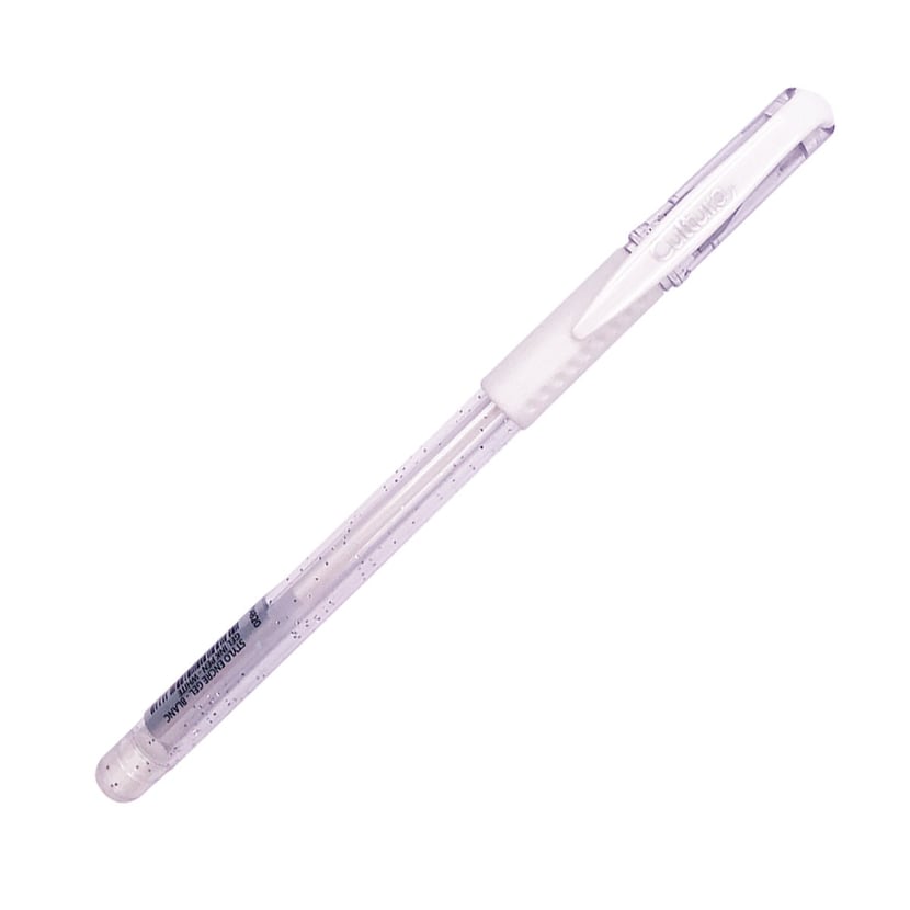 Stylo gel blanc Fine Point pour art 0 8 mm stylos blancs encre blanche stylo  fin