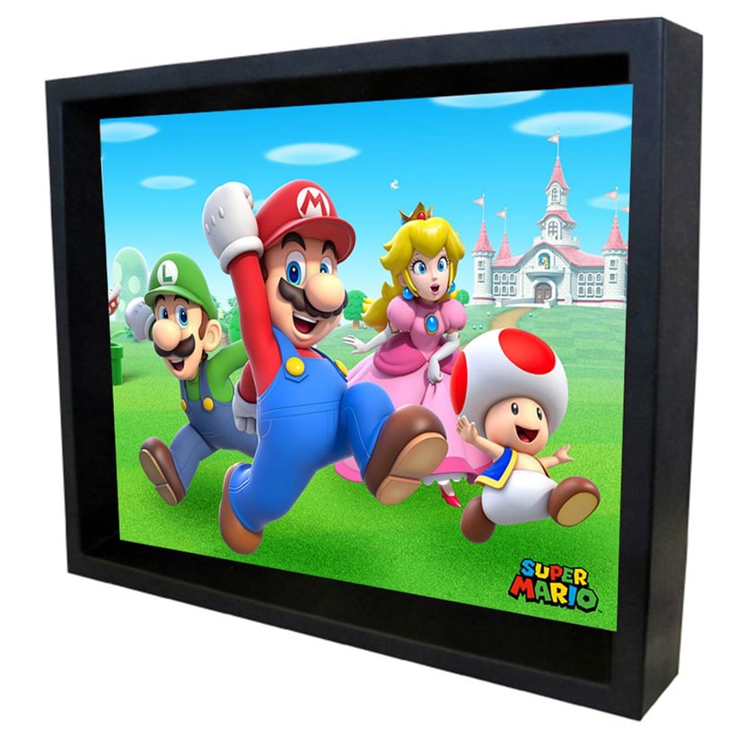 Cadre 3D - Super Mario - 28x24cm