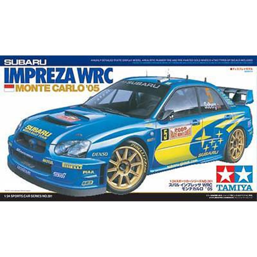 Maquette - TAMIYA - Subaru Impreza WRC MC 05 - Échelle 1:24 - Plastique - À assembler