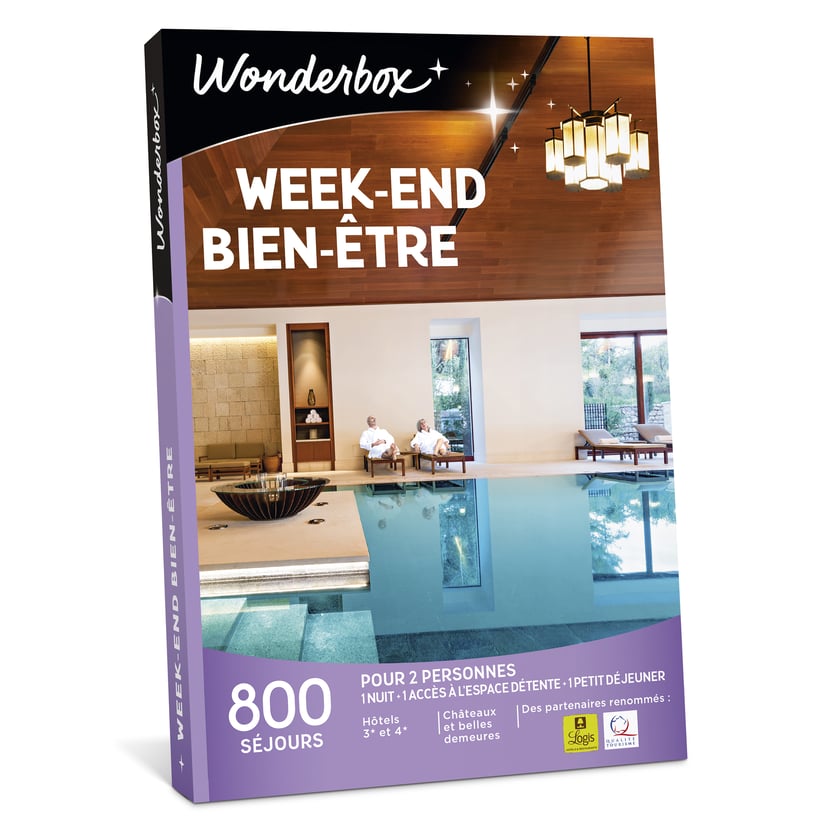 Coffret Cadeau Wonderbox Week-end Cocooning - Séjour Pour 2 Dans Un Hôtel 3* Ou 4*, Château, Cabane...
