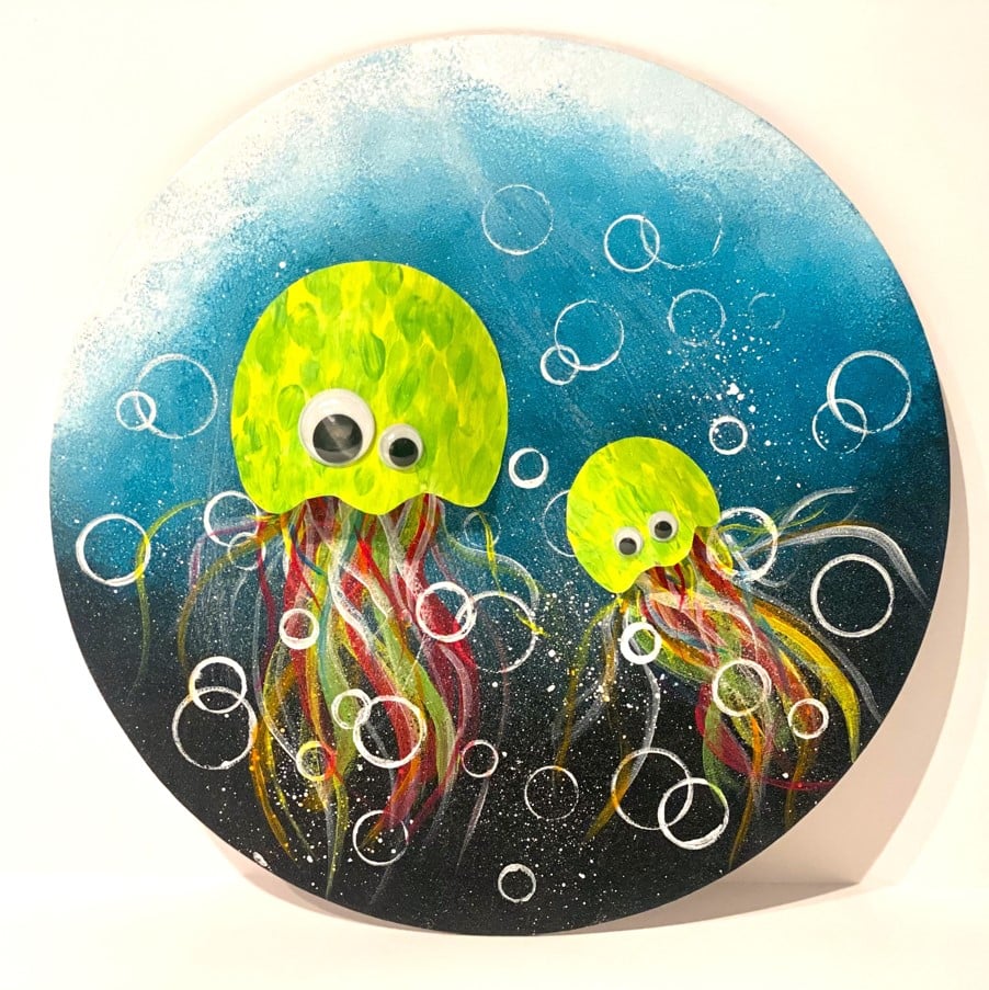 Atelier Parent-Enfant - Méduses en peinture