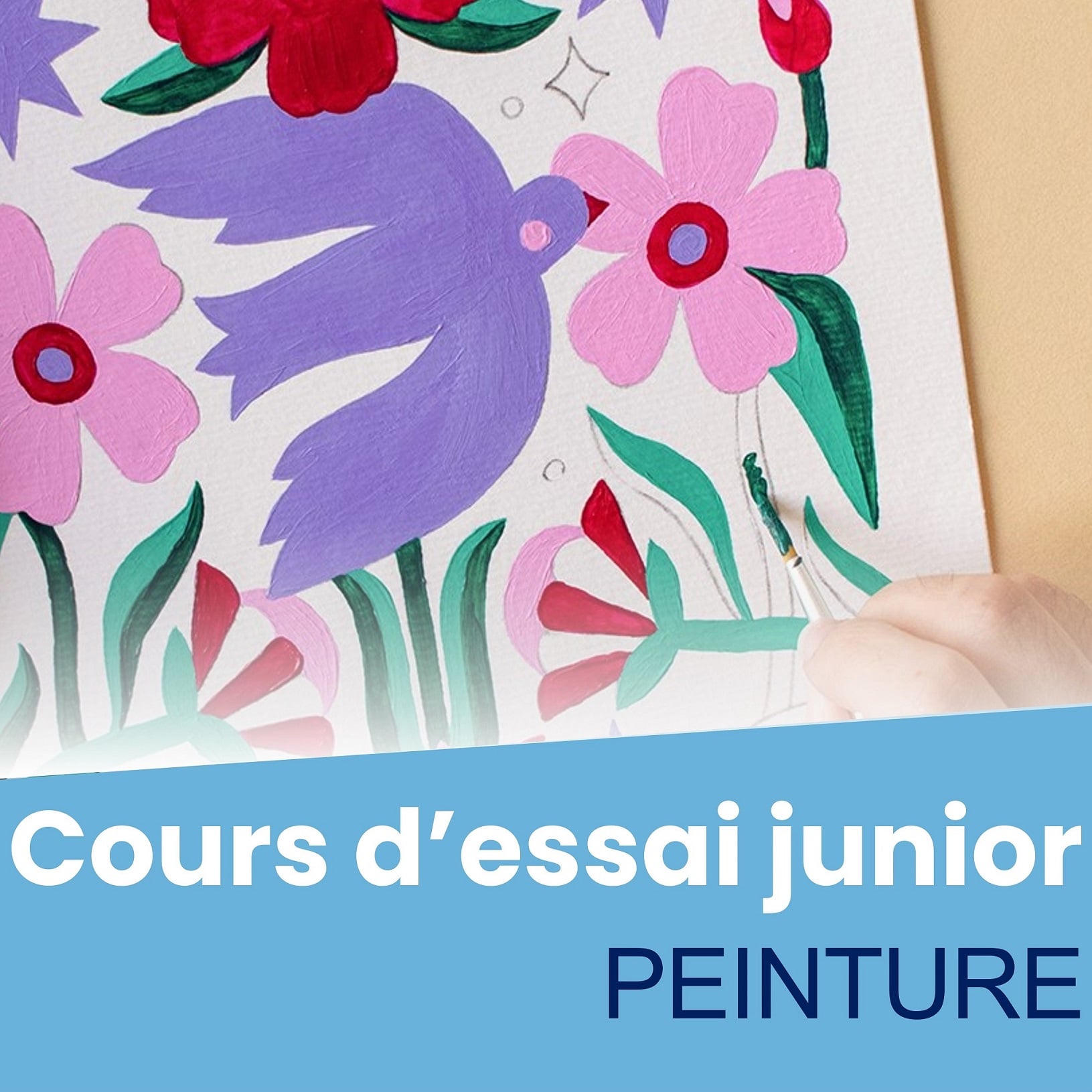 Cours d'essai Junior - Peinture