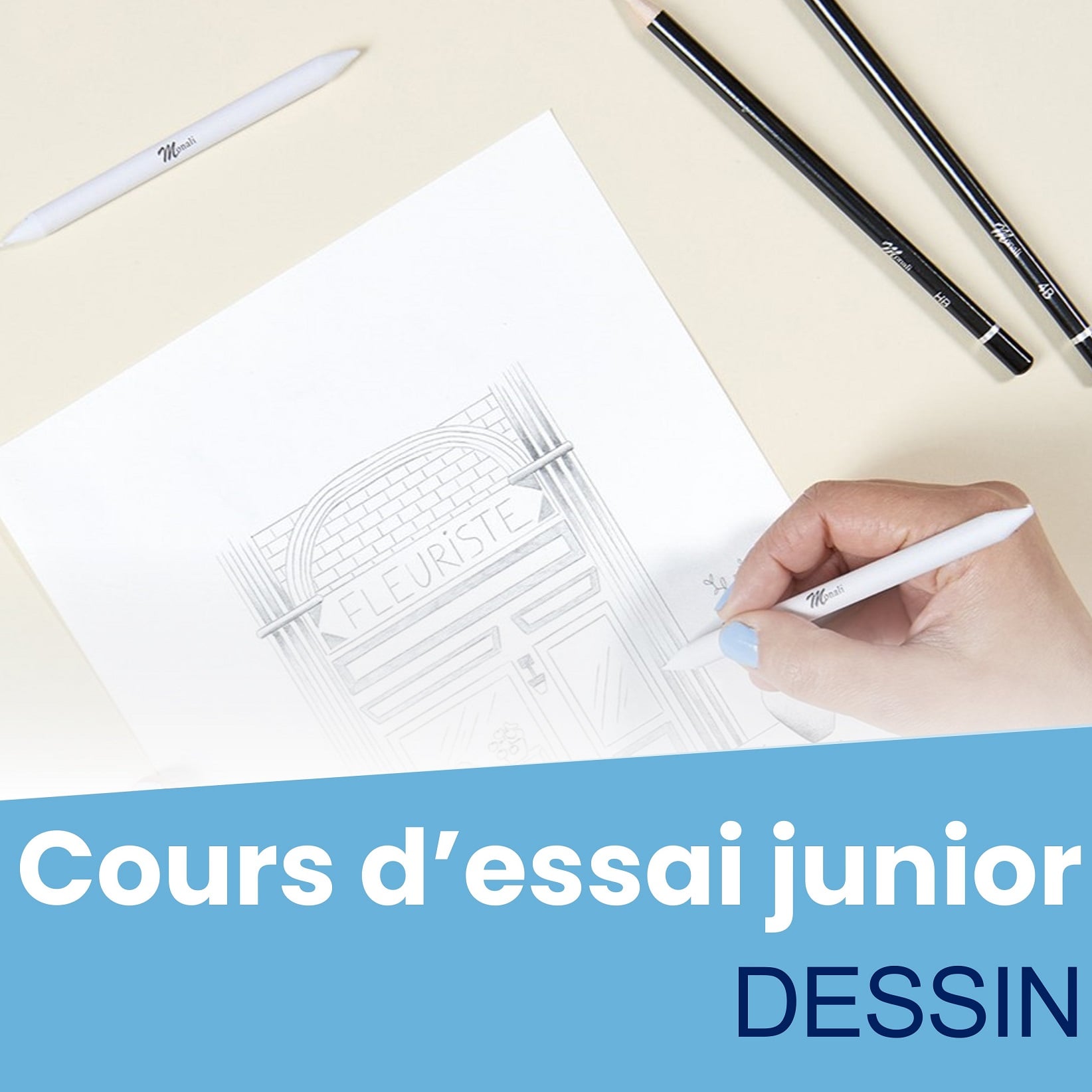 Cours d'essai Junior - Dessin