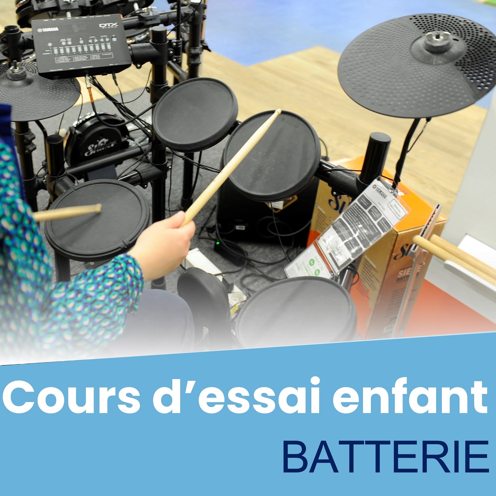 Cours d'essai Enfant - Batterie