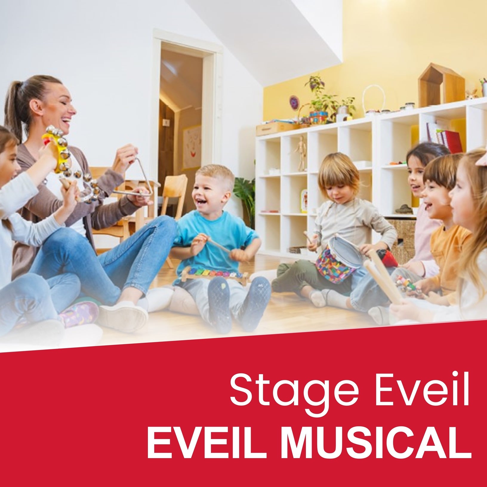 Stage Eveil 4-6 ans 4h - Eveil musical