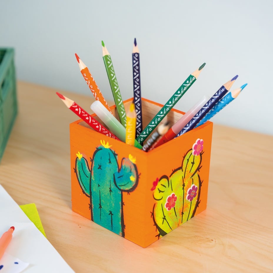 Atelier Parent-Enfant - Pot à crayons en peinture