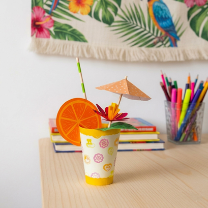 Atelier Eté Eveil Parent-Enfant - Mocktail paper art