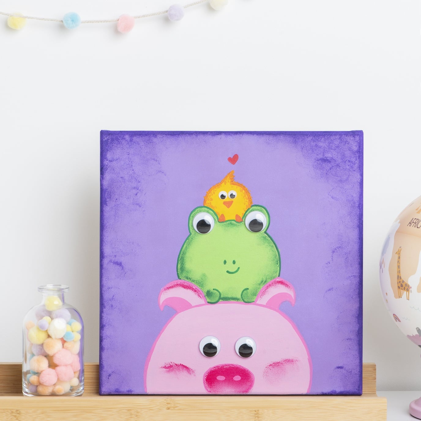 Atelier Parent-Enfant - Animaux rigolos à l'acrylique