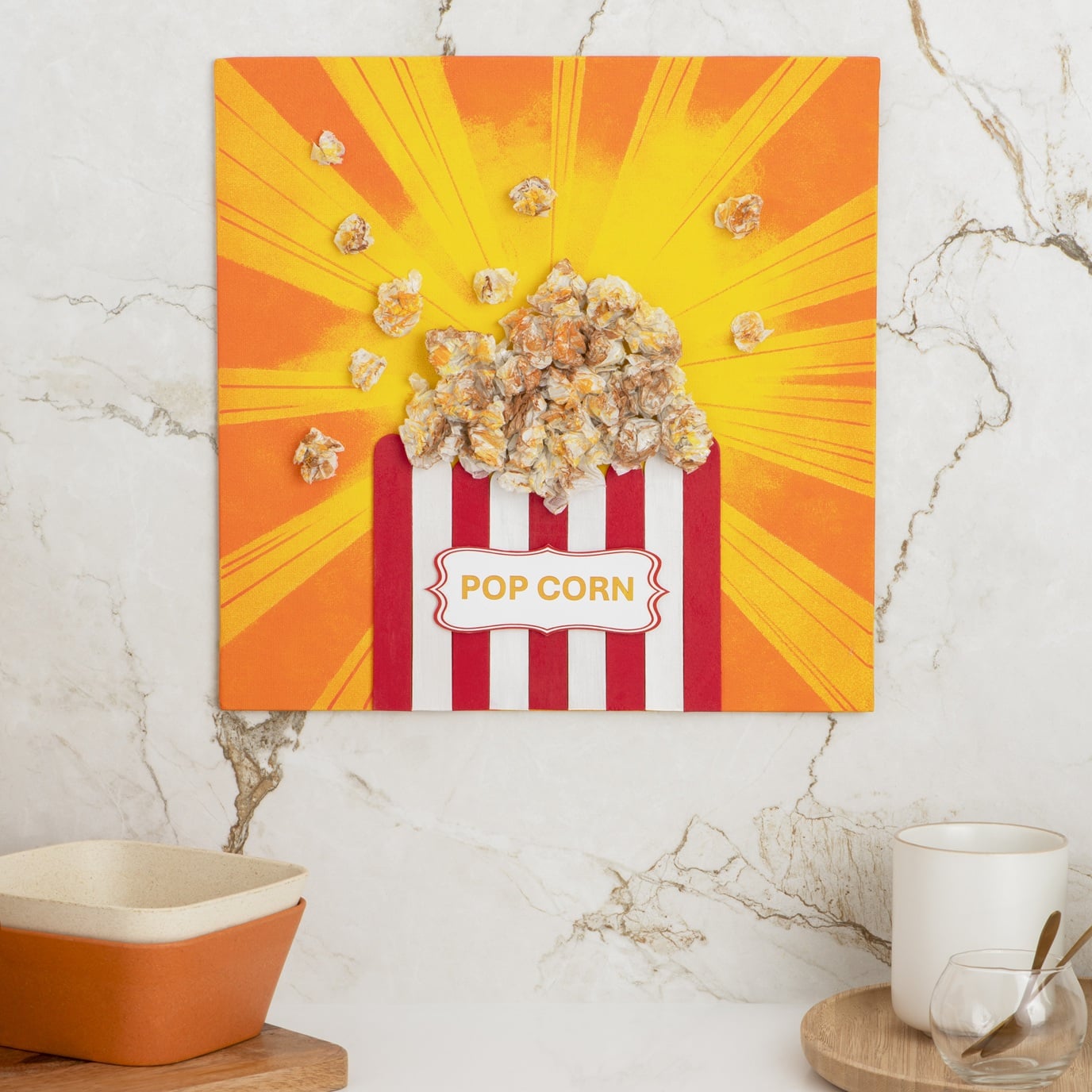 Atelier Parent-Enfant - Pop corn à l'acrylique