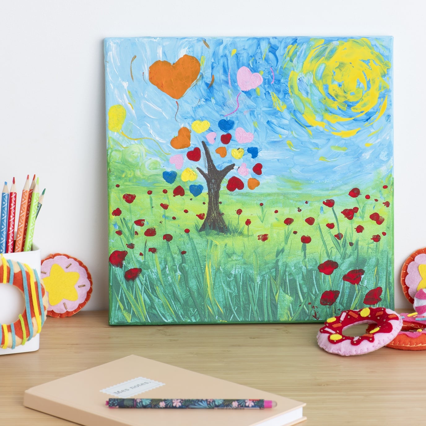 Atelier Parent-Enfant - Tableau gouache aux doigts