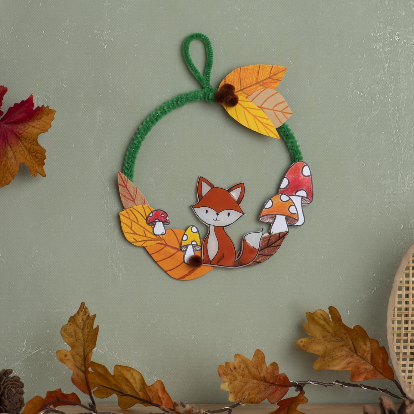Atelier Parent-Enfant - Couronne d'automne plastique créatif