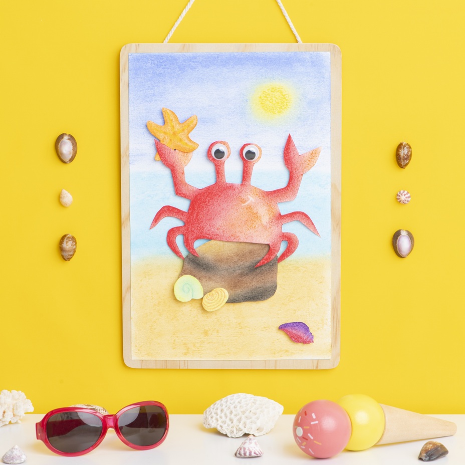 Atelier Parent-Enfant - Crabe pastels secs