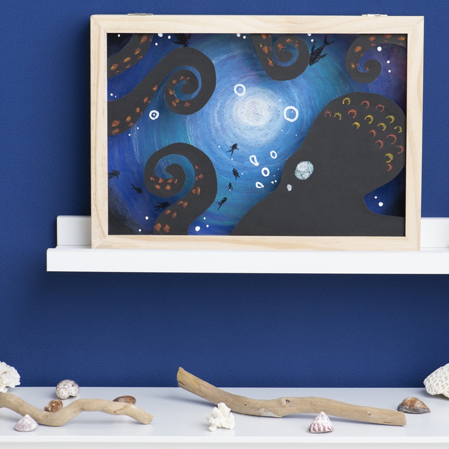 Atelier Parent-Enfant - Fond marin pastels gras