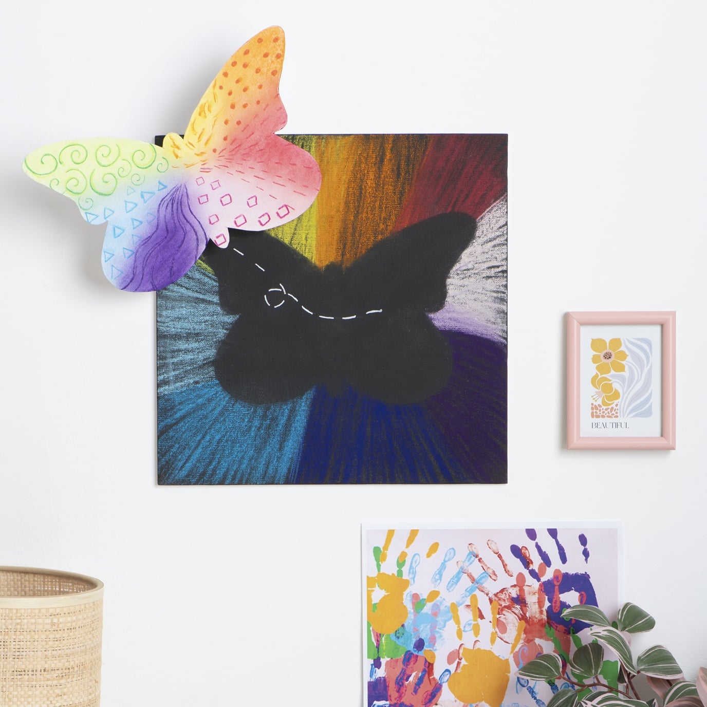 Atelier Parent-Enfant - Papillons pastels secs